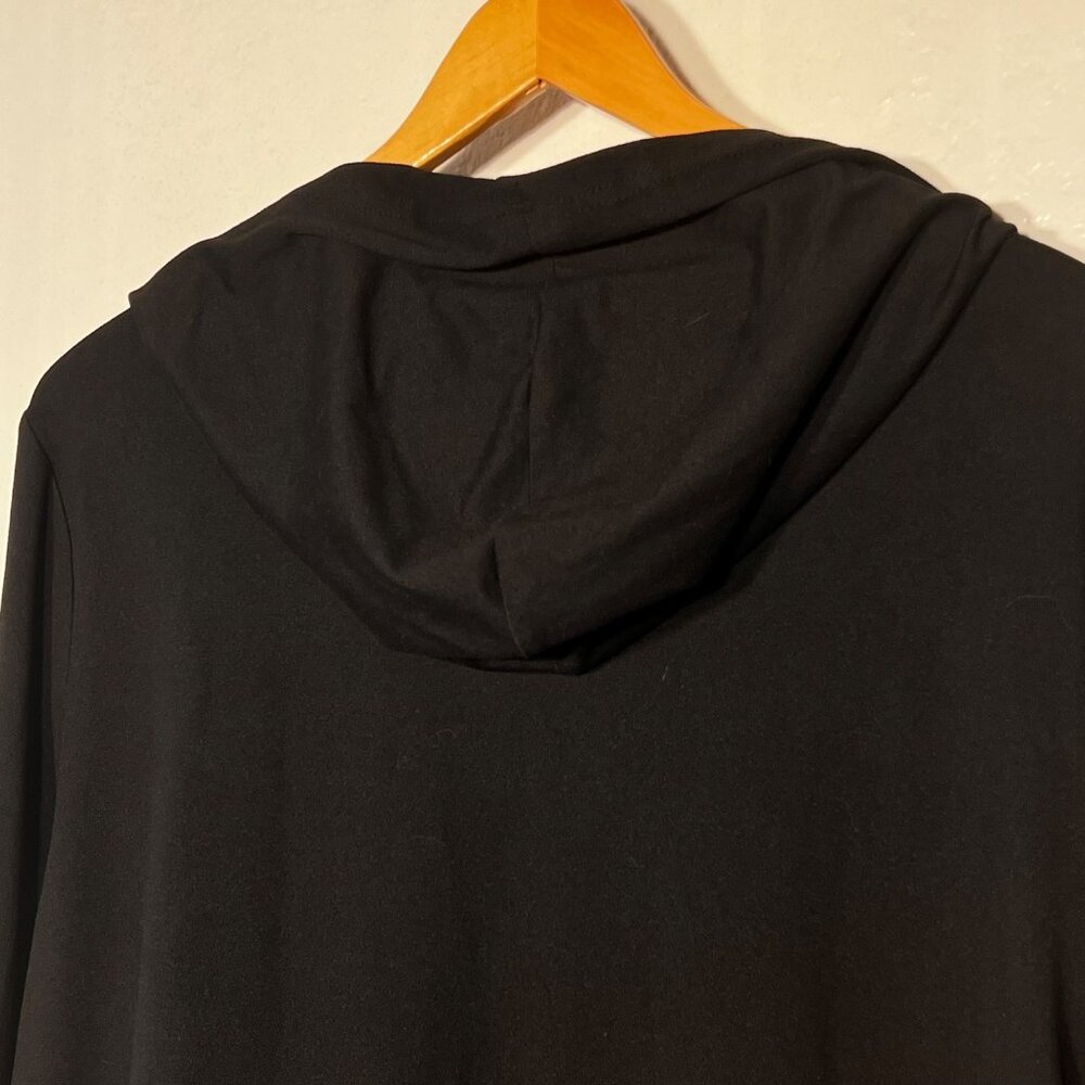 Ranlege Kissy Lips Large Black Long Sleeve Hood Lips Skull Pullover Fatal Kiss - Picture 8 of 15